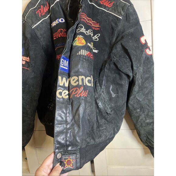 Vintage Nascar Dale Earnhardt Jacket Goodwrench Racing Chase Authentic JHD Sz L - Picture 2 of 7